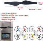 Fytoo 28pcs Propeller for DJI Tello RC Quadcopter Spare Parts Drone Blades Seven colors
