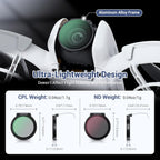 JJC Neo Drone CPL ND Filter Set, CPL ND8 ND16 ND32 Polarizing Neutral Density Filters Kit for DJI Neo Drone Fly More Combo, Multi Coated HD Optical Glass Filter with Lightweight Aluminum Frame