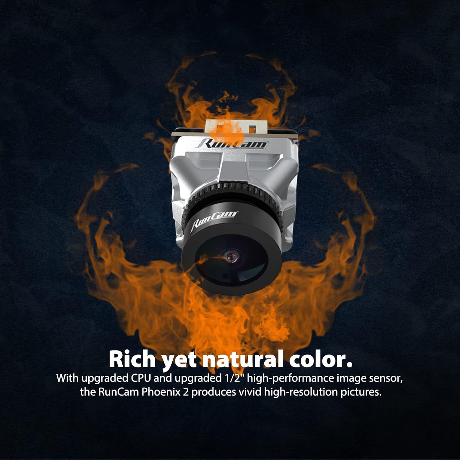 RunCam Phoenix 2 Micro FPV Camera 1000TVL FOV 155¡ã Super Global WDR Day&Night Freestyle Cam with 2.1mm Lens 4:3/16:9 Switchable for FPV Drone,etc.