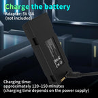 Toladrone 3.7V 1600mAh Rechargeable Drone Battery Compatible for Models TD12PRO, Replacement Original Battery with USB Charging Cable, Lithium Modular Easy to Replace
