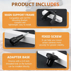 Extension Bracket Mount for DJI FPV Bracket Adapter Flight Lamp for Gopro Pocket 2 Light Clamp Holder Parts Drone Accessories