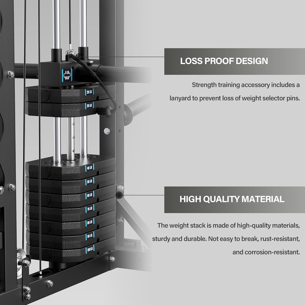 Major Fitness Aluminum Pulley & Weight Stack Bundle for Drone 2 Advanced