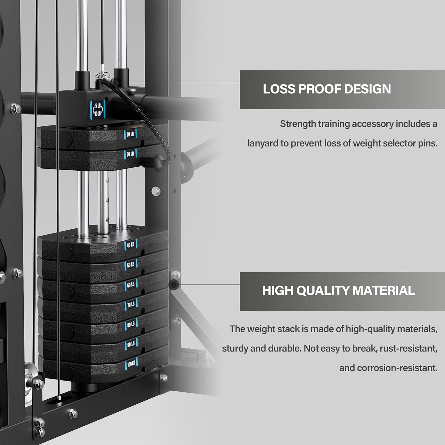 Major Fitness Aluminum Pulley & Weight Stack Bundle for Drone 2 Advanced