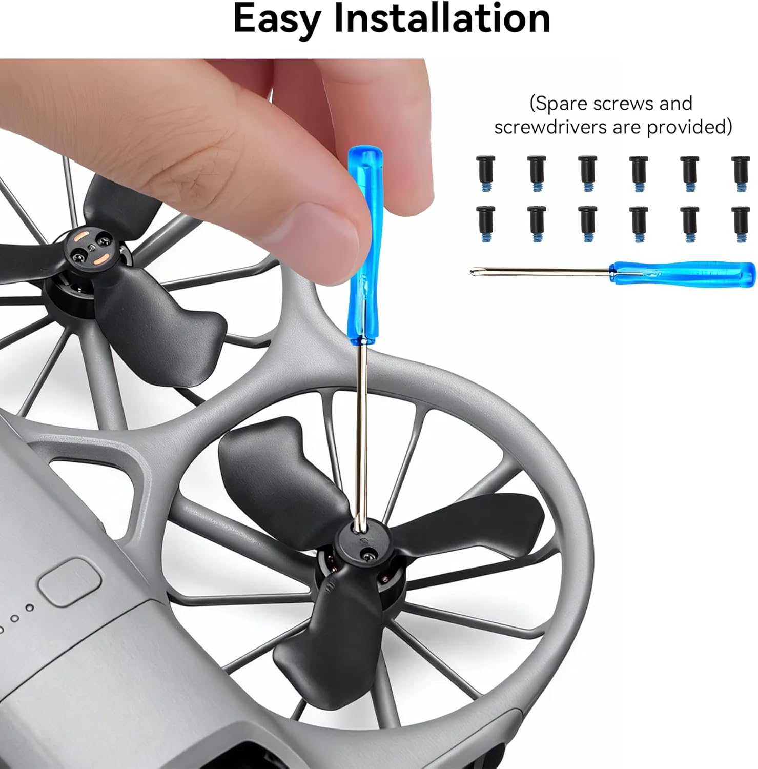 Propellers for DJI Neo 2 Blades - 8PCS Props Quick Replacement Spare Part Low Noise Wings for DJI Neo 2 Drones Accessories
