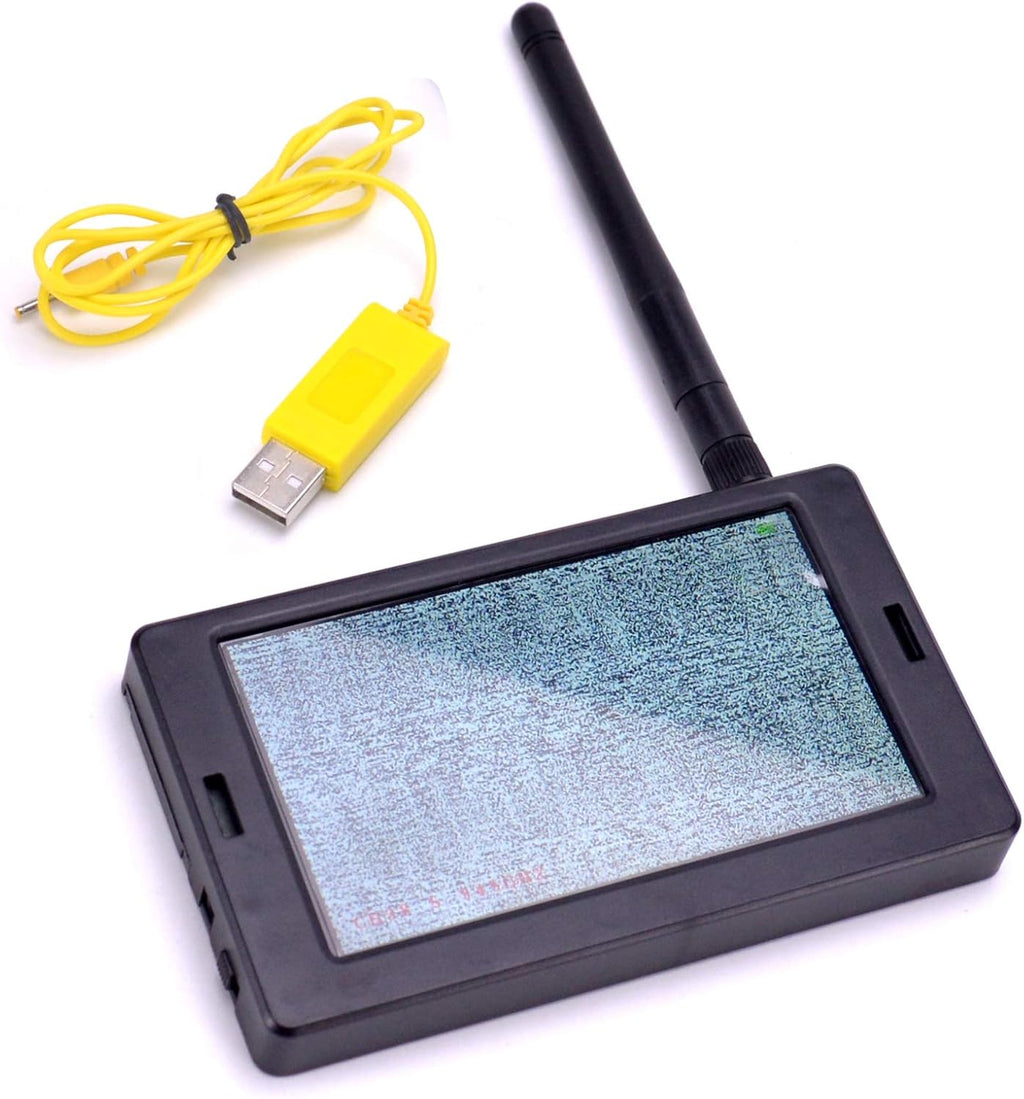 Readytosky 4.3 FPV Monitor 48CH 480 x 272 LCD Reciever Monitor Auto Search with OSD Built-in Battery+Sunshade Hood for FPV Drone Quadcopter