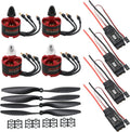 Brushless Motor Kit with 3.5mm Connector 2212 920KV CW 30A Brushless ESC Propeller for F450 F550 S550 F550 Helicopter Quadcopter