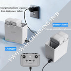 2 Pack Mini 3 Series Intelligent Flight Battery Plus with Two-Way Charging Hub for DJI Mini 4 Pro - 3850mAh-7.38V Drone Replacement Battery Pack with Charging Hub Combo for DJI