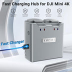 CYNOVA DJI Mini 4K Battery Charger, DJI Mini 4K Two-Way Charging Hub DJI Mini 2 Battery Charger Compatible with DJI Mavic Mini 2 /DJI Mini SE/Mavic Mini 2 SE for DJI Mini 4K Accessories & DJI Drone