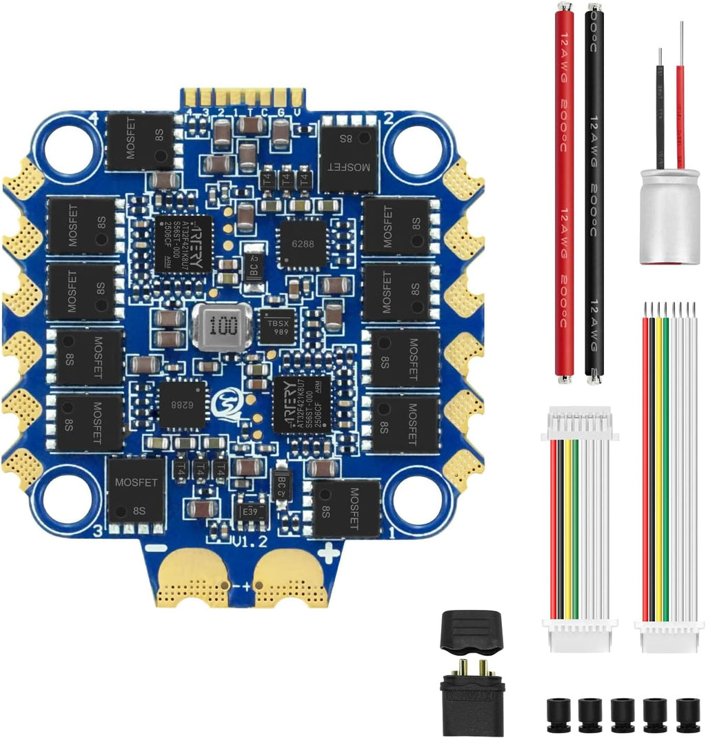 SEQURE 4in1 ESC 70A Brushless Electric Speed Controller 2-8S AM32 ESC 30.5x30.5mm for FPV Racing Drones Freestyle