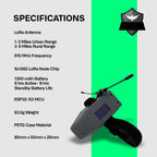 ATAK Enabled S5 Copilot for Drones LoRa Off-Grid Mesh Communicator Meshtastic Flashed Signal Booster & Range Extender from Spec5, Gray