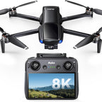 Ruko U11MINI 4K (RC3), Professional 8K Drone with 5.5 Touchcreen, Drones with camera for Adults 4K Video, 3-Axis Gimbal, 20000ft FPV Transmission, Under 249g FAA Exempt, Beginner (64-Min Flight)