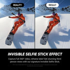 Insta360 X5 No Drone No Problem Bundle- Waterproof 8K 360¡ã Action Camera, Leading Low Light, Invisible Selfie Stick Effect, Rugged and Replaceable Lens, 3-Hour Battery, Built-in Wind Guard