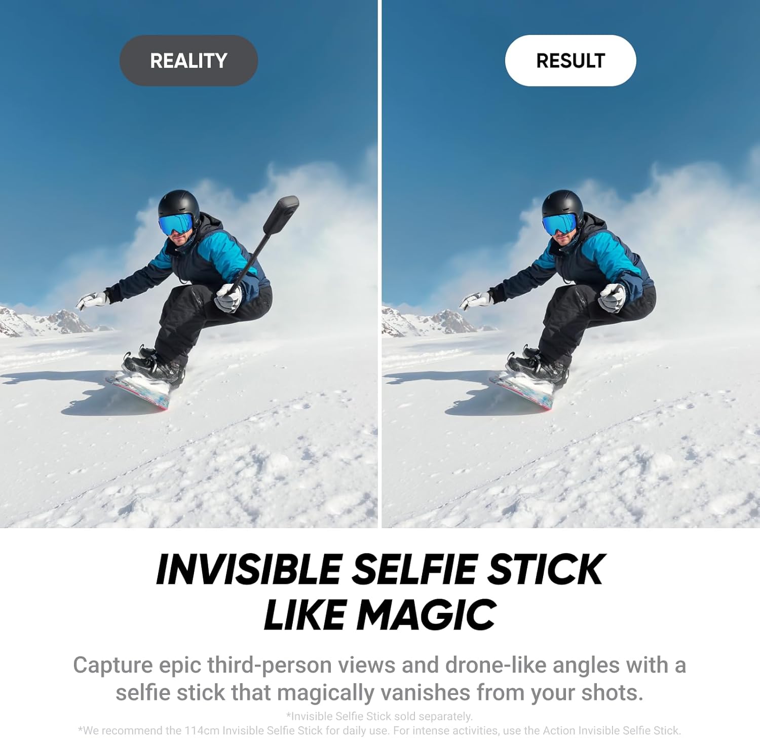 Insta360 X4 Air No Drone No Problem Bundle - Lightweight 165g 8K 360 Camera, 3 Meter Invisible Selfie Stick, Replaceable Lenses, Shoot First & Frame Later, FlowState Stabilization, AI-Powered App