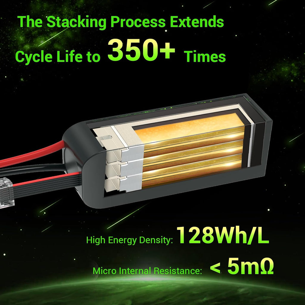 OVONIC Roam Series 6S Lipo Battery 5200mAh 6S1P 150C 22.2V Long Range Lipo Battery with XT90-S Anti Spark Plug for 7-10 inch Long Range Drone 6S HD Cinelifter Multirotor X-Class