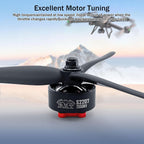 Surpass Hobby S2207 Brushless Motor 2550KV 4S Drone Motor fit for 5-6inch Propellers RC Models FPV Racing Drone Quadcopte(4Pack)