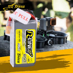 TATTU R-Line 850mAh 14.8V 95C 4S LiPo Battery Pack with XT60 Plug for Multirotor FPV from Size 100 to 180