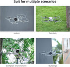HeiyRC Mini 4K 2 SE Propellers Propeller Guard Landing Gear Leg Propeller Holder 16 Pcs Blades, 4 in 1 Bundle for DJI Mavic Mini 2 SE/Mini 4K/Mini SE/Mini 2 Fly More Combo Drone Accessories Set