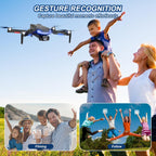 Drone with Camera for Kids, 1080P HD FPV Foldable Drones for Beginners, Brushless Motor Drone with Carrying Case, Long Flight Time, One Key Take Off/Land, Altitude Hold, 360¡ã Flip, Obstacle Avoidance