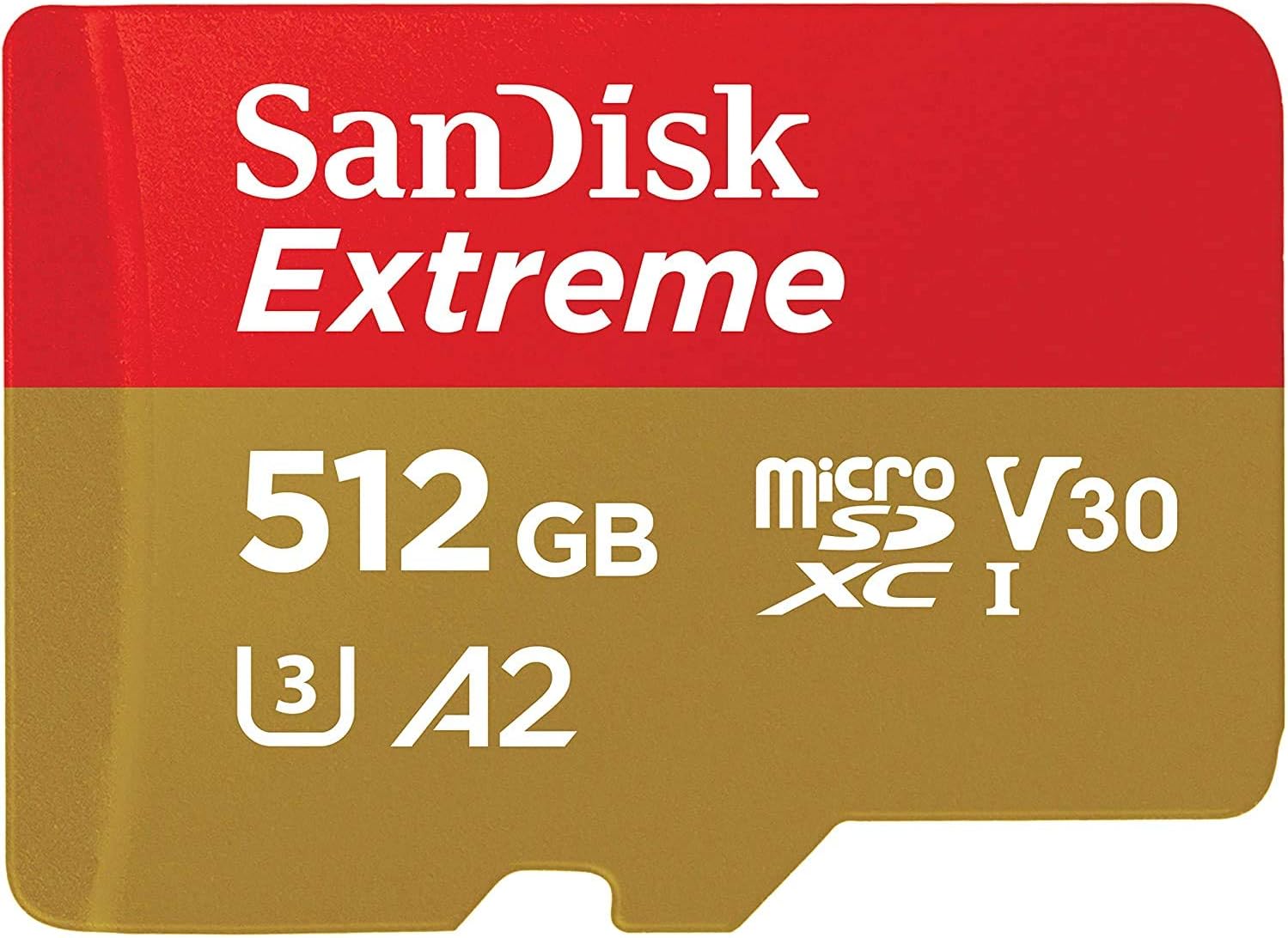SanDisk 512GB Memory Card Micro SDXC Extreme Works with DJI Drone Series Mini 4 Pro (SDSQXAV-512G-GN6MN) V30 A2 4K UHD UHS-I Bundle with (1) Everything But Stromboli MicroSD Card Reader