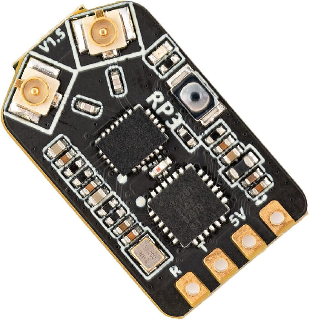 RadioMaster RP3 ELRS FPV Receiver - 2.4ghz ExpressLRS Nano Receiver Drone RX Module with 65mm UFL T Antenna for FPV Drone Tiny Whoop Fixed-wing RC Plane by Speedybee