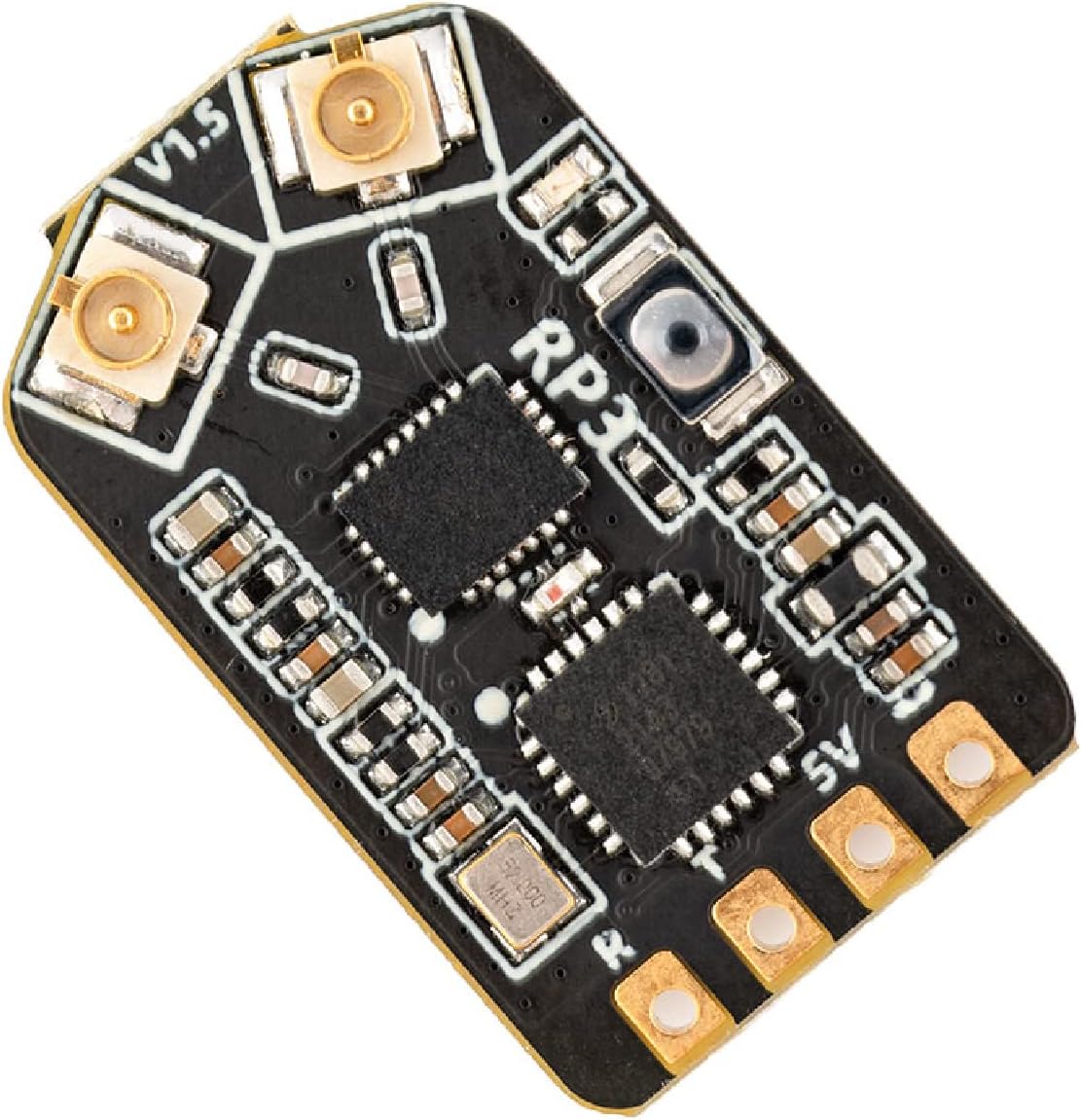 RadioMaster RP3 ELRS FPV Receiver - 2.4ghz ExpressLRS Nano Receiver Drone RX Module with 65mm UFL T Antenna for FPV Drone Tiny Whoop Fixed-wing RC Plane by Speedybee