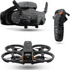 Drone Skin Compatible with DJI Avata 2 Bundle (2024) - Onyx Marble - Premium 3M Vinyl Protective Wrap Decal Cover - Easy to Apply | Crafted in The USA by MightySkins