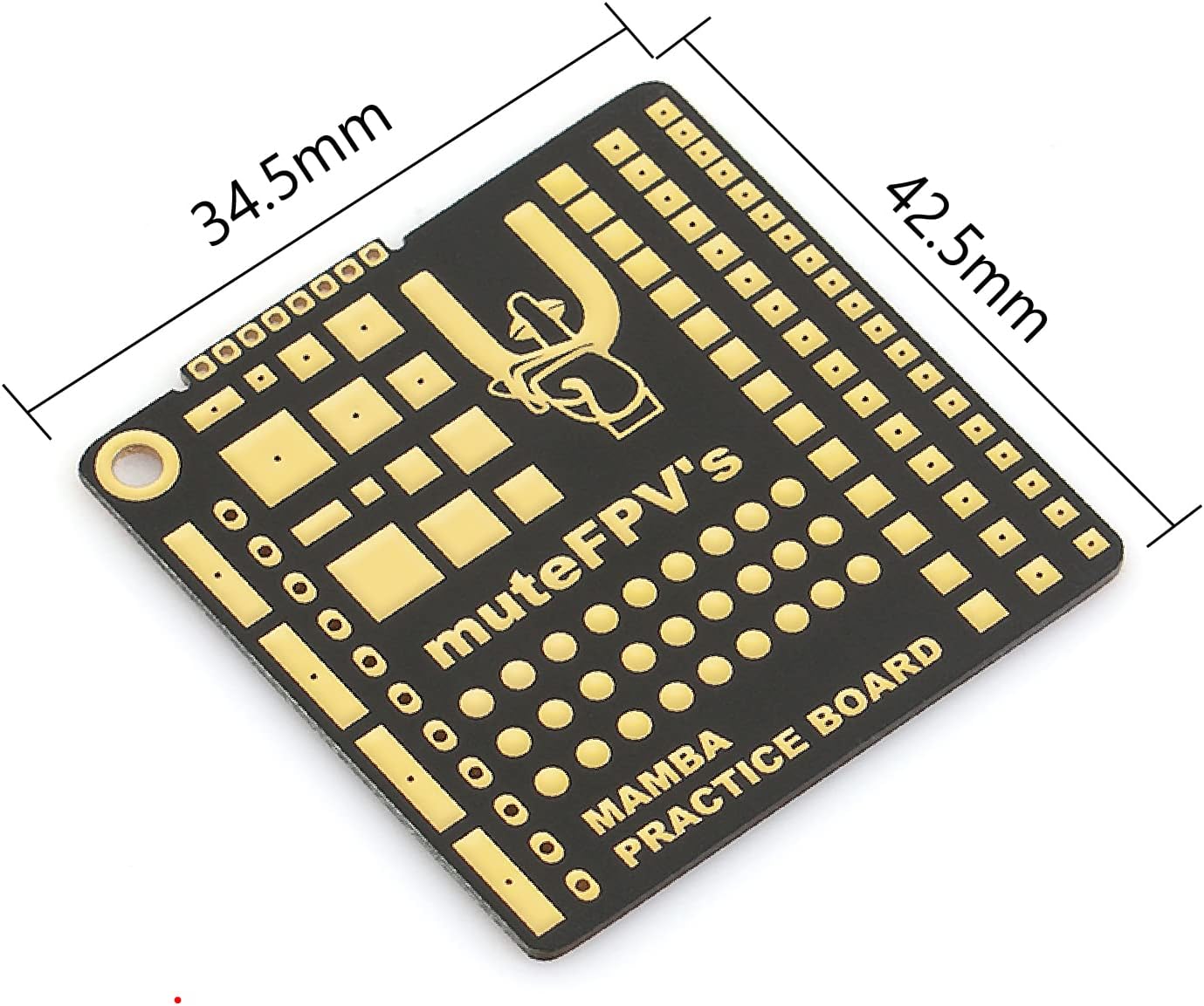 Diatone Mamba 4pcs FPV Soldering Practice Board for FPV Drone Beginners, Tools for Flight controller ESC Soldering Practice