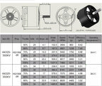 4320 350KV Brushless Motor for 13 Inch FPV Drone, CW Thread, High Torque Long Range Motor for Cinematic & Payload Drones, Compatible with 6S-12S, 19mm Mounting (4pcs)