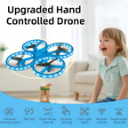 2025 Upgraded Hand Controlled Drone for kids,Somatosensory aircraft with Smart Watch Controlled, Gesture sensing aircraft Cool LED Remote Control Drone 360¡ã Flips,quadcopter