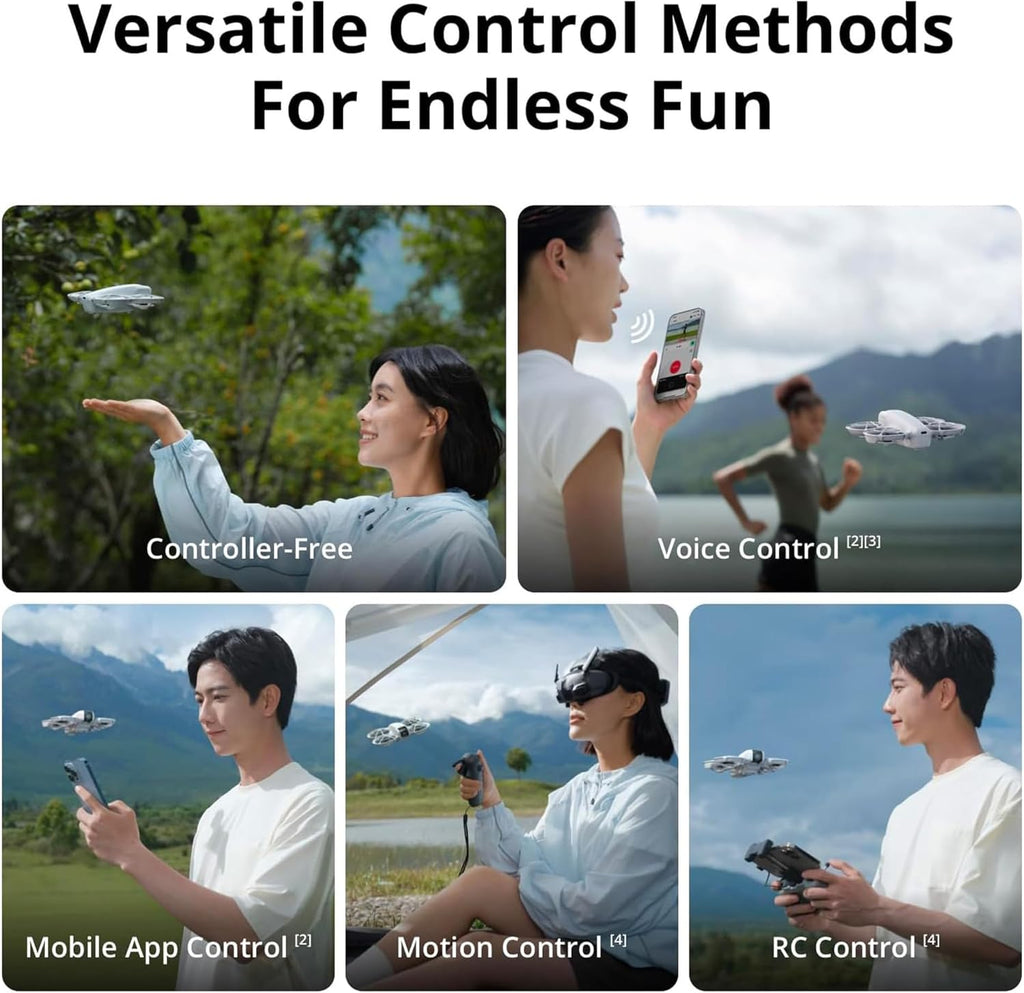 DJI Neo Palm Sized Lightweight Drone Combo with Six Intelligent Shooting Modes with Customized Travel Case for DJI Neo Combo bundle