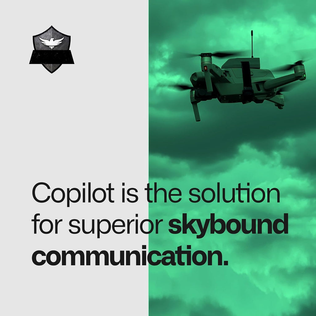 ATAK Enabled S5 Copilot for Drones LoRa Off-Grid Mesh Communicator Meshtastic Flashed Signal Booster & Range Extender from Spec5, Gray