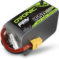 OVONIC 6S Lipo Battery 100C 1550mAh 22.2V Lipo Battery with XT60 Connector for RC FPV Racing Drone Quadcopter