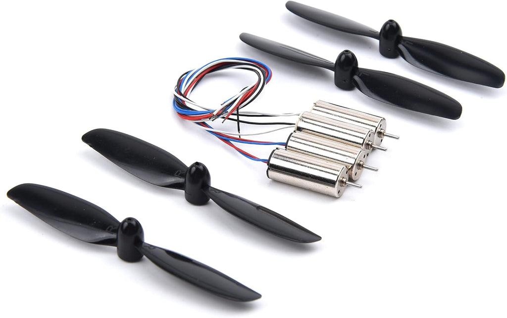 YoungRC 8520 Coreless Motor 8.5 x 20mm Brushed Motors + 75mm CW CCW Propeller for DIY Micro QX95 QX110 Quadcopter RC Drone
