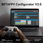BETAFPV LiteRadio 2 SE ELRS V3 Radio Transmitter Remote Controller, Support BETAFPV Configurator V2, Firmware Update, FPV Simulator, USB-C Charging, Joystick Calibrate, for FPV RC Drone Quad -Mode 2
