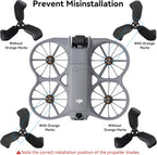 Propellers for DJI Neo 2 Blades - 8PCS Props Quick Replacement Spare Part Low Noise Wings for DJI Neo 2 Drones Accessories