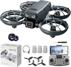 HD Camera Drone with 3 Batteries for Adults Beginners, Optical Flow Positioning Altitude Hold 360¡ã Flips, One Key Takeoff/Landing Headless Mode, V86 Mini RC Quadcopter for Outdoor Indoor Videos Drones