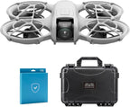 DJI Neo Palm Sized Lightweight Drone with Six Intelligent Shooting Modes, Care Refresh 1-Year Plan and Hard Case for DJI Neo Bundle (3 Items)