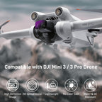 ND Filter Set for DJI Mini 3 / Mini 3 Pro Drone, 4 Pack PL ND8 ND16 ND32 Neutral Density Filter, Multi Coated HD Optical Glass with Aluminum Alloy Frame
