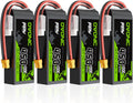 OVONIC 2S 450mAh Lipo Battery 7.4V 100C High Voltage Battery with XT30 Plug for RC Car Truck RC Vehicles Boat Drone RC Airplane Quadcopter Helicopter FPV Racing Hobby Models [4pcs]