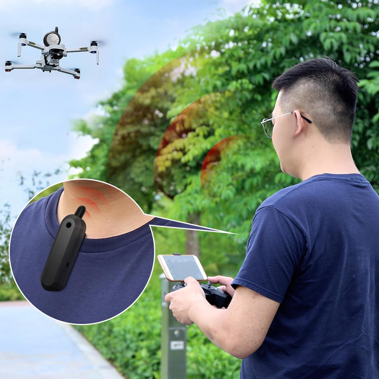 Drones Speaker Megaphone with Loudspeaker 1000m Control Distance for Air///Phantom3 4/ Air 2 Accessory