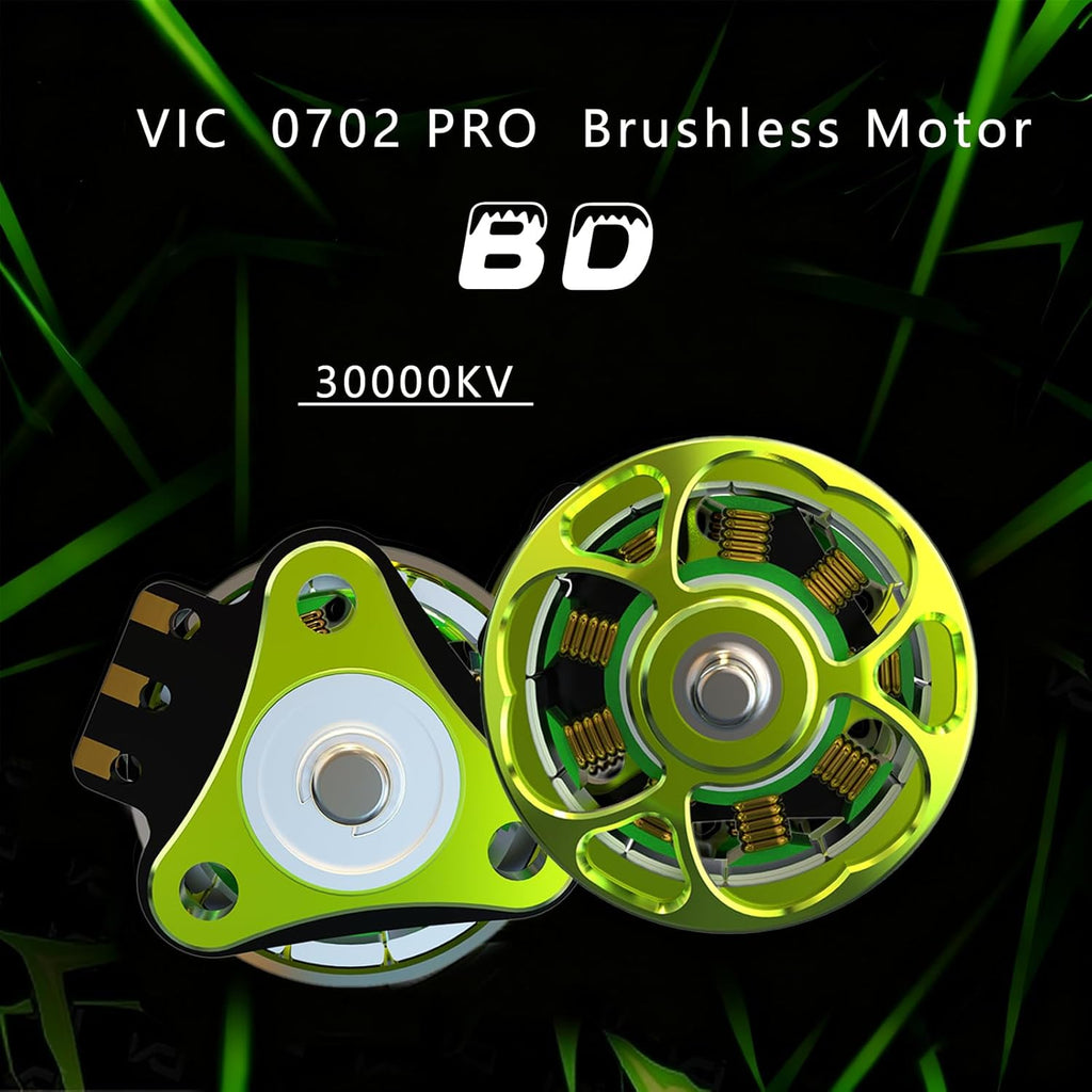MEIVIFPV 4pcs VCI 0702 30000KV Brushless Motor 1S Light Weight FPV Motor for 65mm FPV Racing Whoop Quadcopter Drones