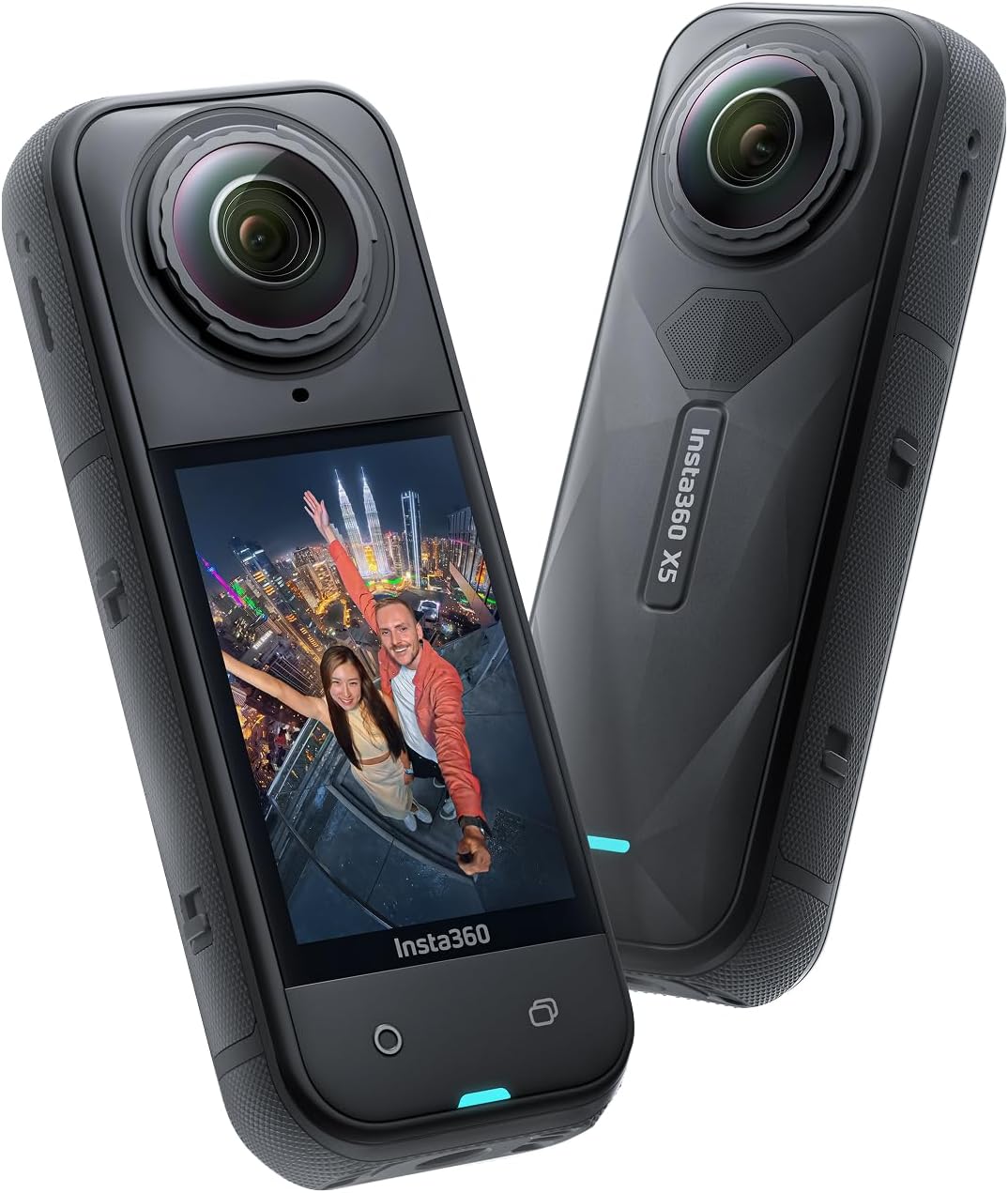 Insta360 X5 No Drone No Problem Bundle- Waterproof 8K 360¡ã Action Camera, Leading Low Light, Invisible Selfie Stick Effect, Rugged and Replaceable Lens, 3-Hour Battery, Built-in Wind Guard
