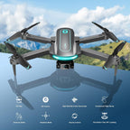 Drone with Camera, Drones for Adults and Beginners, 1080P HD FPV Foldable Mini Drones for Kids, with 2 Batteries, Carrying Case, Trajectory Flight, Gravity Control, One-Key Takeoff/Landing, 360¡ã Flip, Toys for Gift
