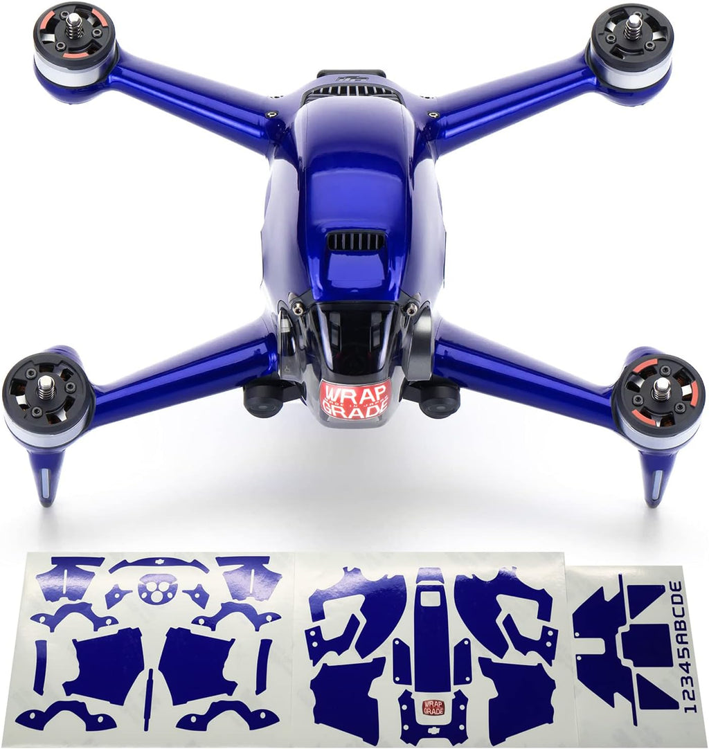 WRAPGRADE Skin Compatible with DJI FPV | Full-wrap (Stratosphere Blue)