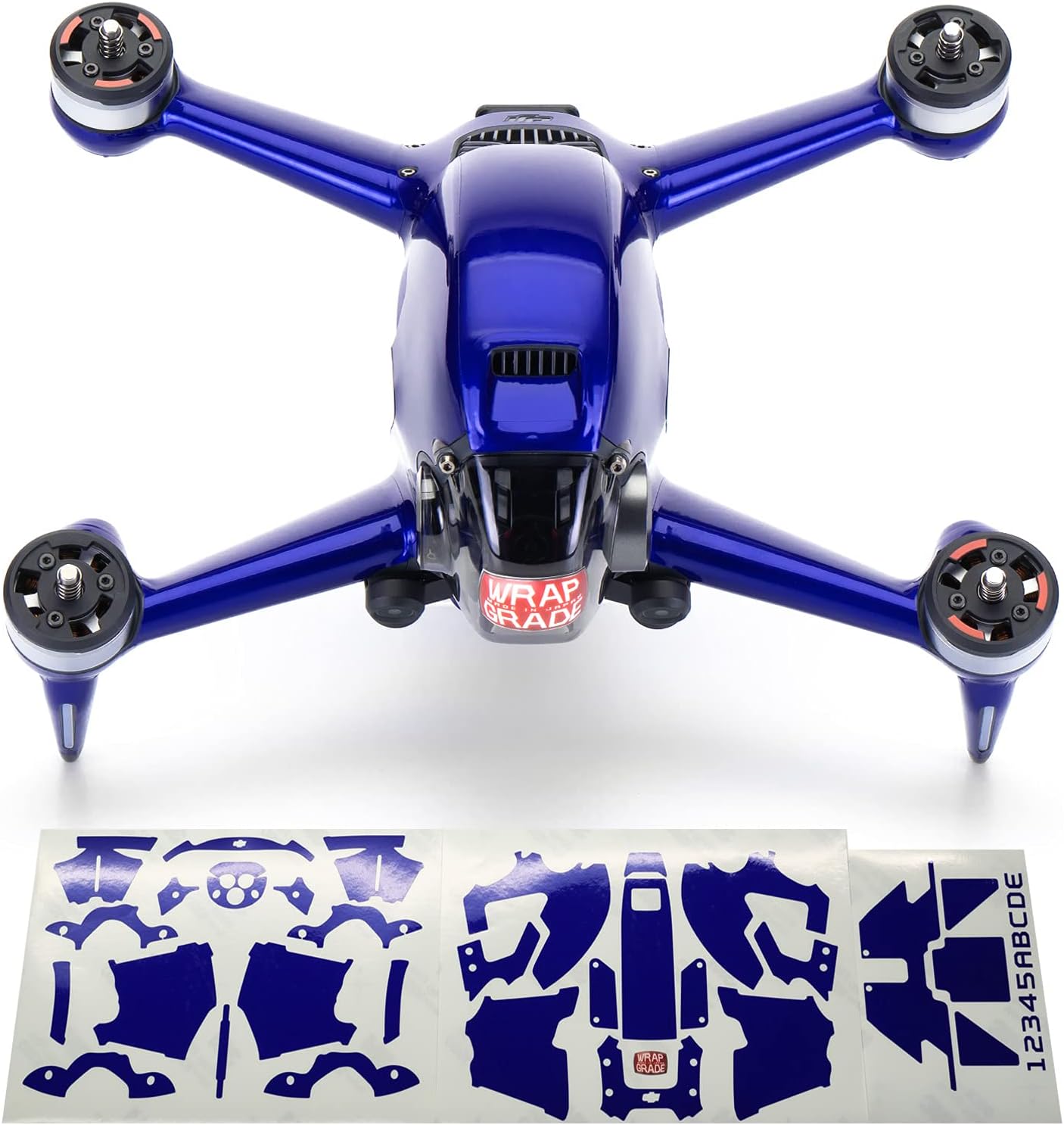WRAPGRADE Skin Compatible with DJI FPV | Full-wrap (Stratosphere Blue)