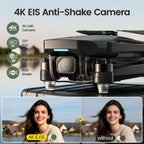 Holy Stone HS175G GPS Drone With 4K EIS Camera For Adults, 249g Foldable RC Quadcopter With Auto Return, Follow Me, 60 Mins Flight Time, Battery Fast Charge, Headless Mode, Upgraded HS175D