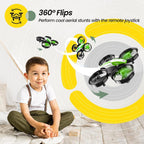 Holy Stone Mini Drone for Kids and Beginners, Indoor Outdoor Quadcopter Plane for Boys Girls with Auto Hover, 3D Flips, 3 Batteries, Headless Mode, Great Easter Gift Toy for Boys and Girls, HS210 Green