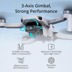 DJI Mini 4K Drone with 4K UHD Camera with 128GB MicroSDXC Memory Card and Drone Bag Bundle