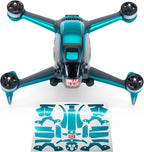 WRAPGRADE Skin Compatible with DJI FPV | Accent Color (Caribbean Blue)