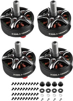 FPV Drone Motor 2306.5 1800KV 6S Brushless Motor Fit for FPV Racing Drone QAV Quadcopter, 4 Pcs